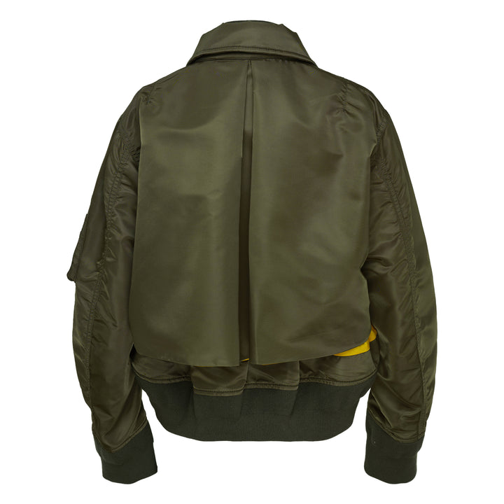 Nylon Twill Bomber Blouson