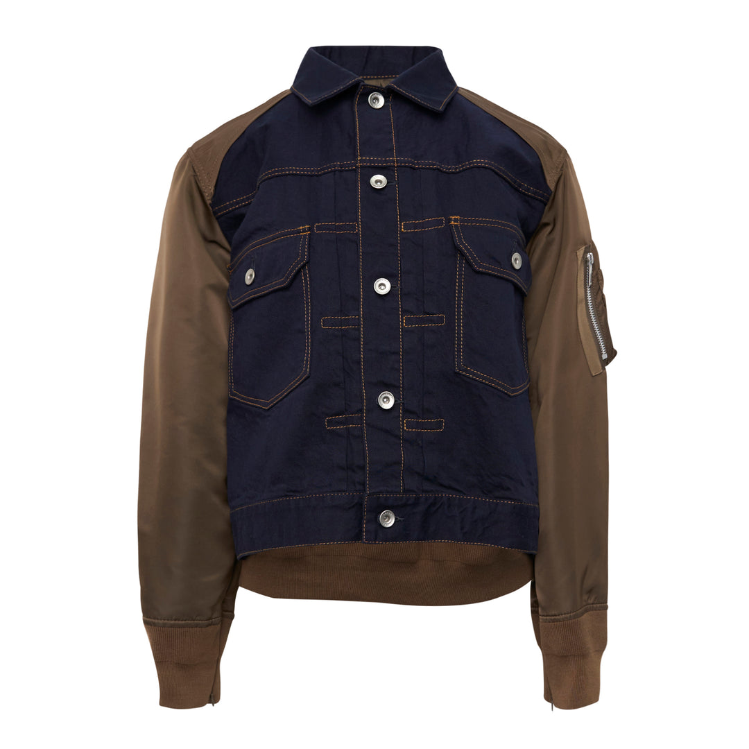 Denim Bomber Blouson