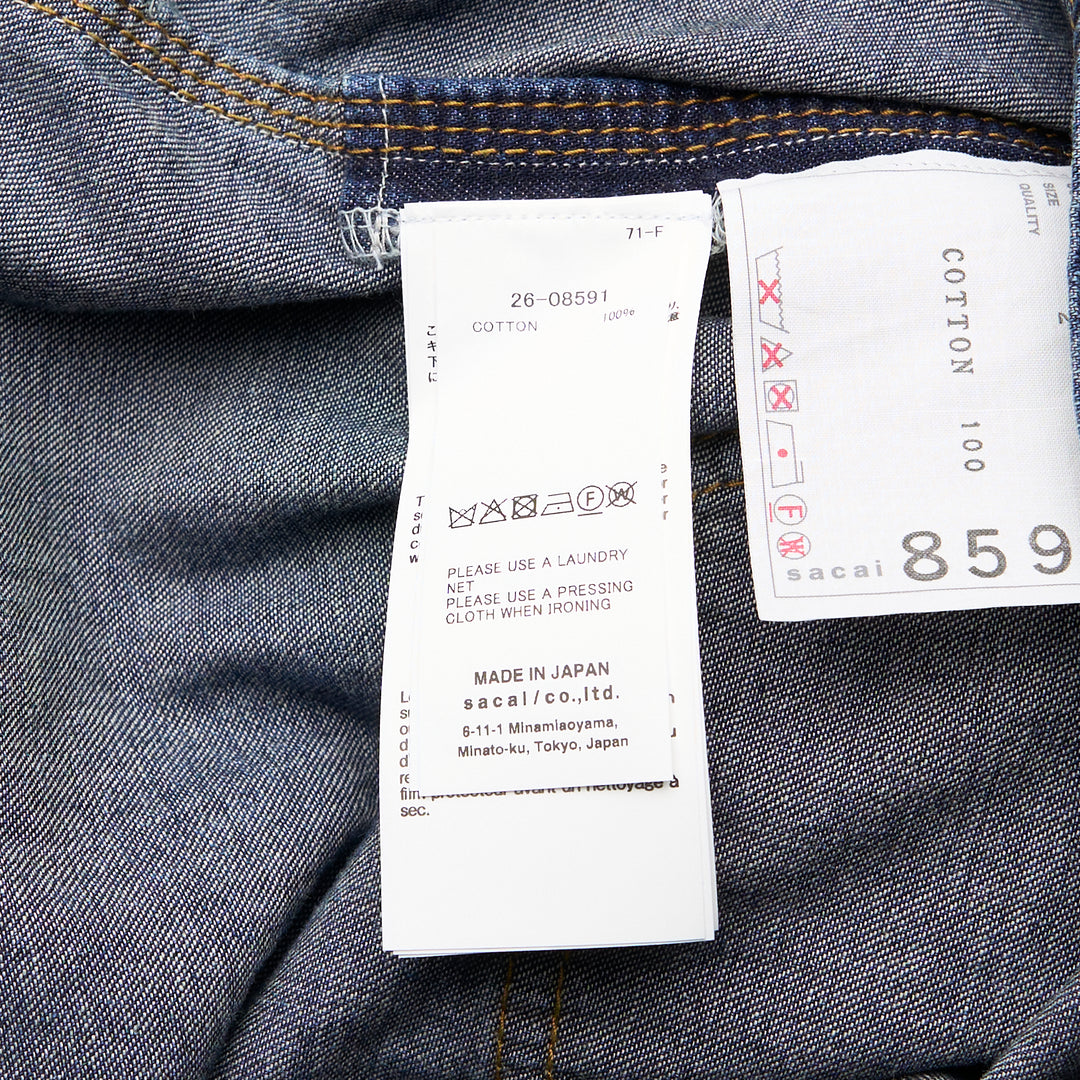 Cropped Denim Shirt