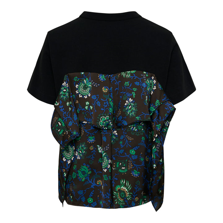 Floral Print Cotton Jersey Tee