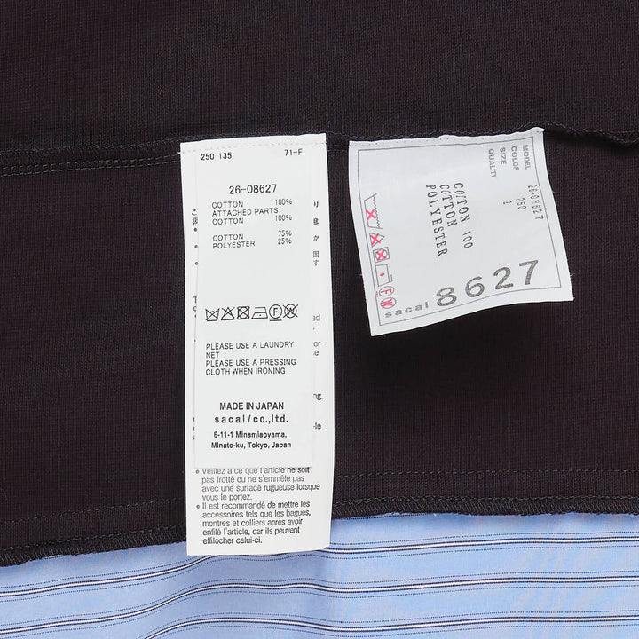 Poplin Cotton Jersey T-Shirt