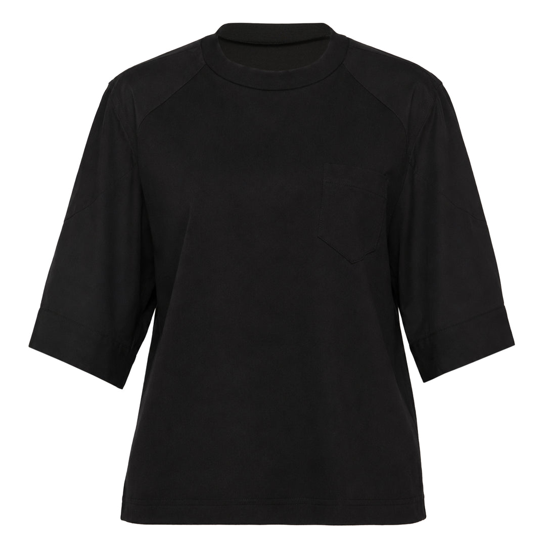 Poplin Cotton Jersey Tee
