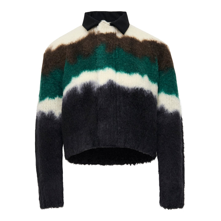Chusen-Dyed Knit Cardigan