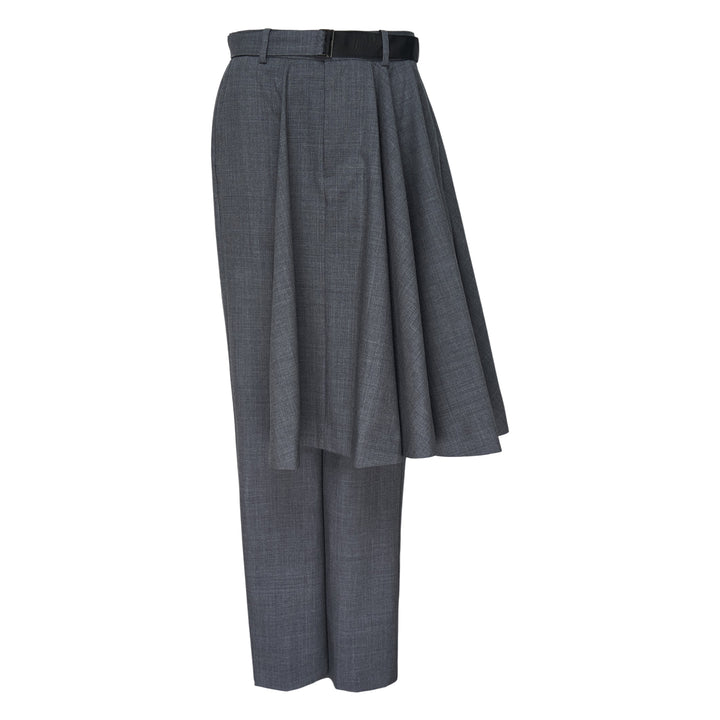 Suiting Skirt-Overlay Pants