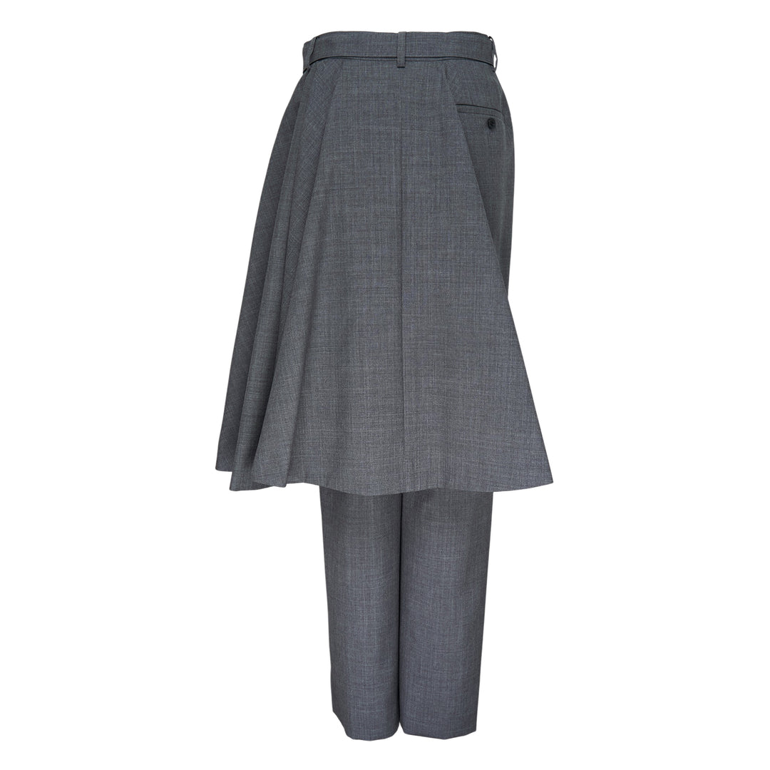 Suiting Skirt-Overlay Pants