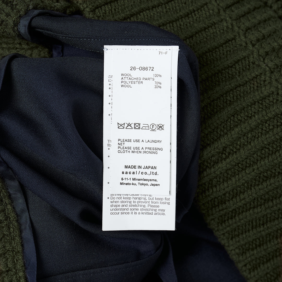 Wool Knit Suiting Jacket
