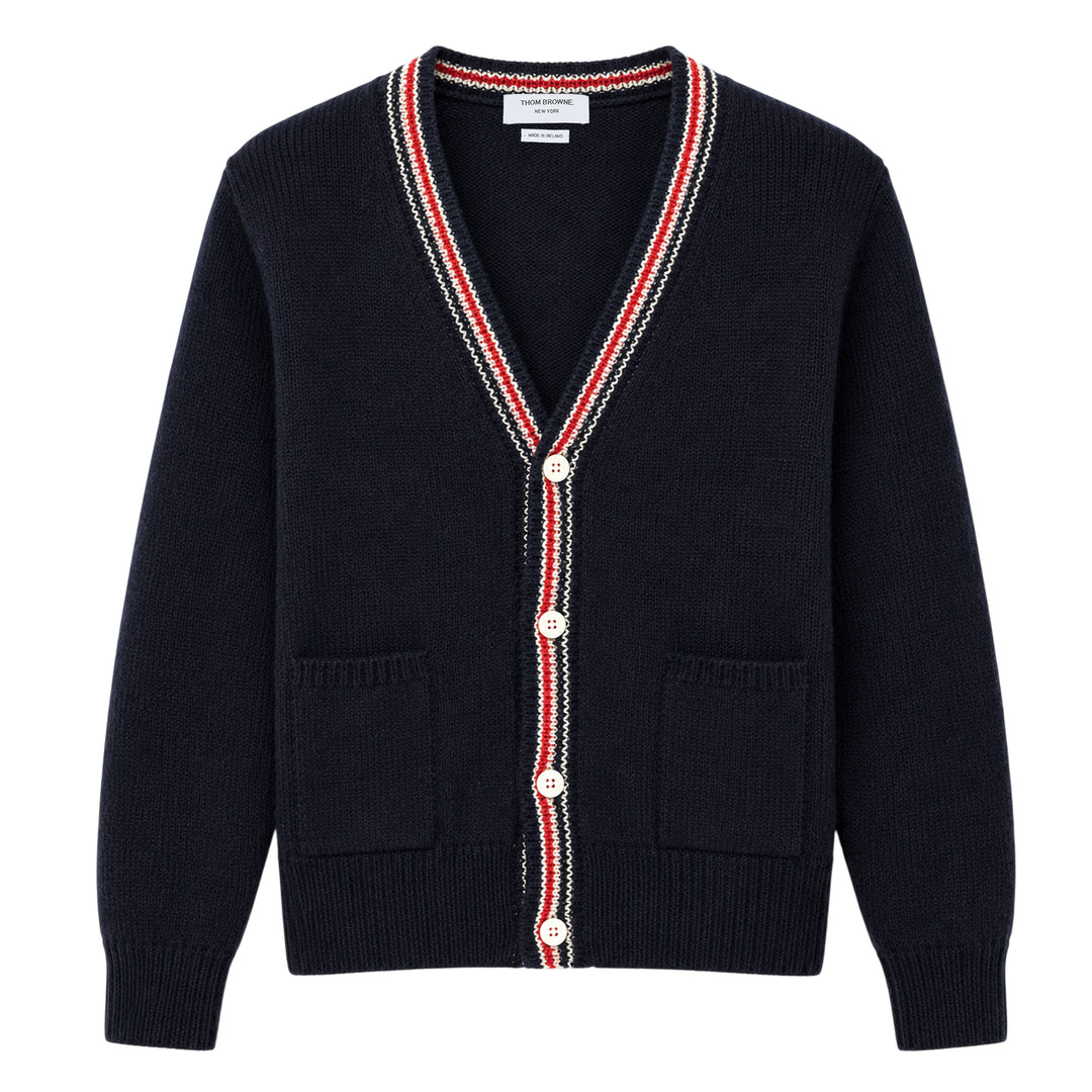 Donegal Wool V-Neck Cardigan