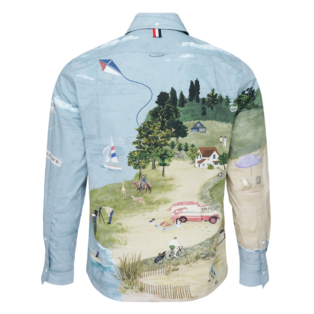 Coastal Scene Utility Shirt