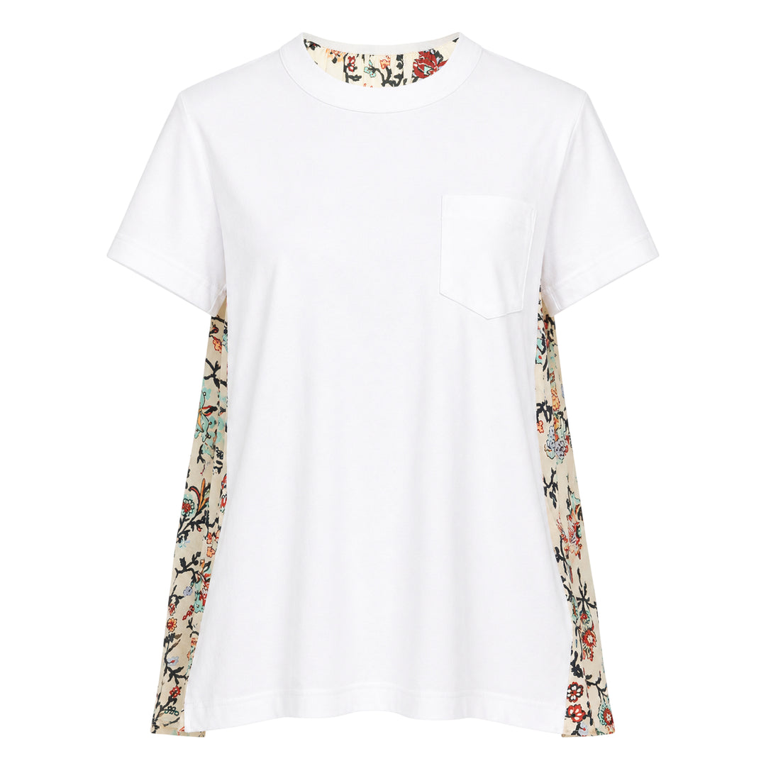 Floral Print Cotton Jersey Tee