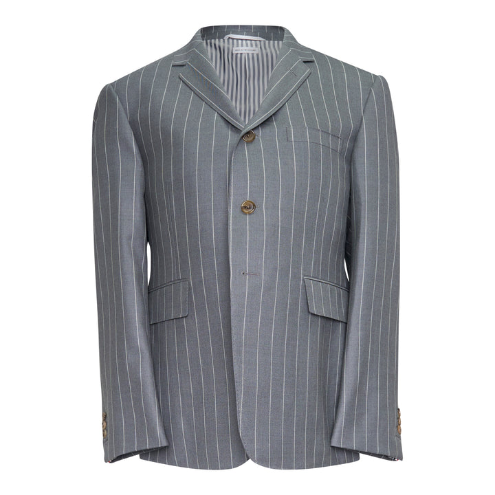 Classic Pinstripe Single Breasted Blazer