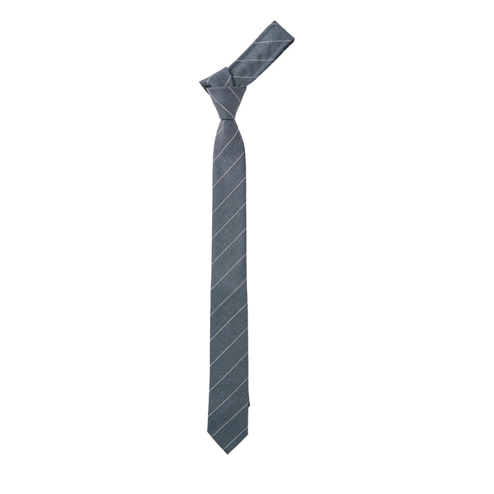 Classic Pinstripe Wool Tie