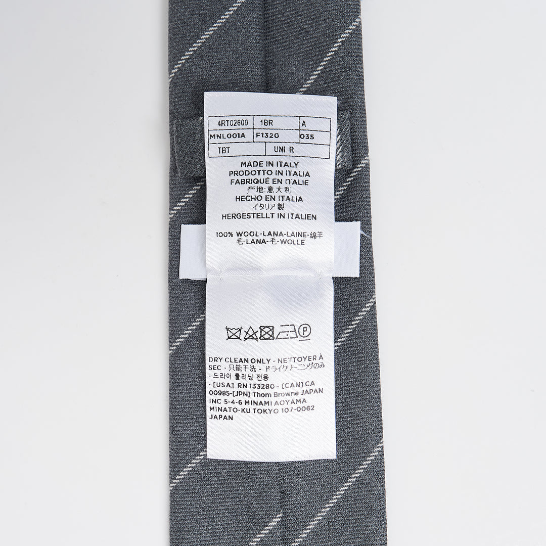 Classic Pinstripe Wool Tie