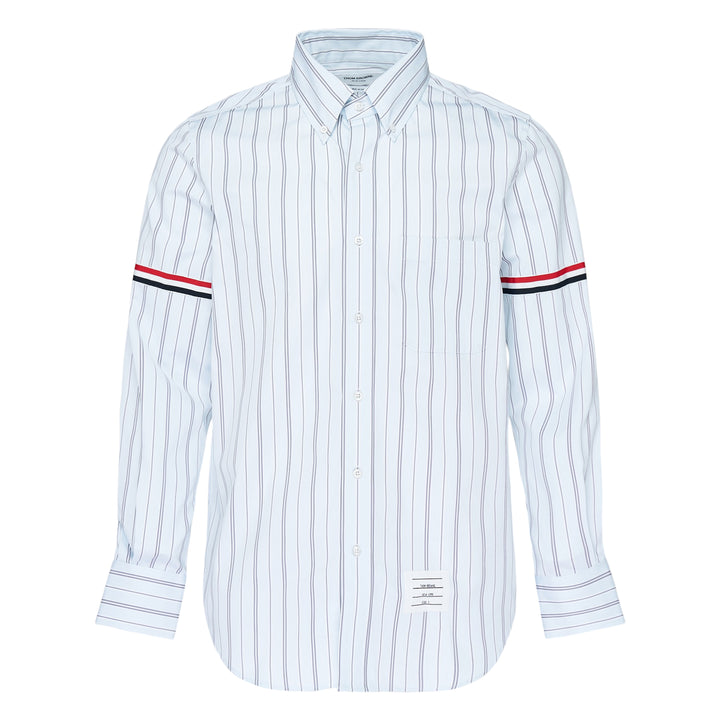 Straight Fit Long Sleeve Stripe Shirt