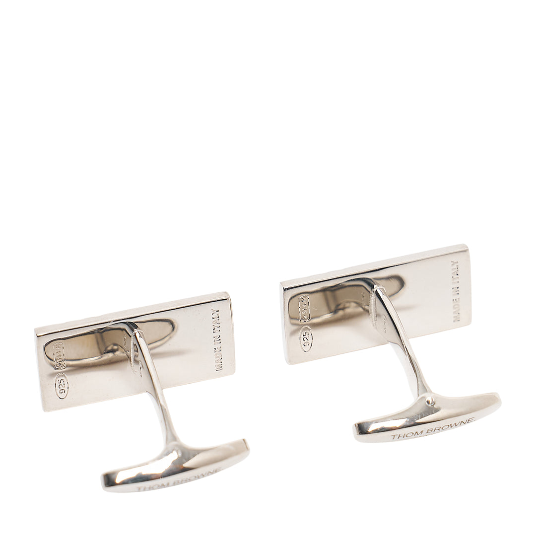 Red White Blue Enamel Cufflinks