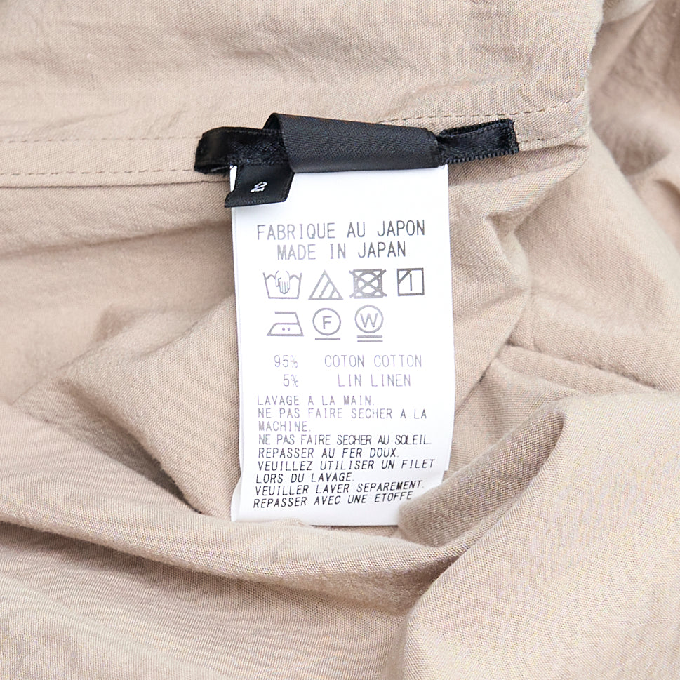 Gather Collar Hooded Coat
