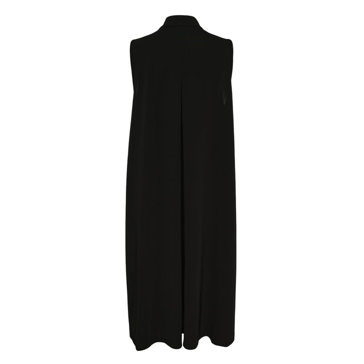 Sleeveless Stand Collar Dress