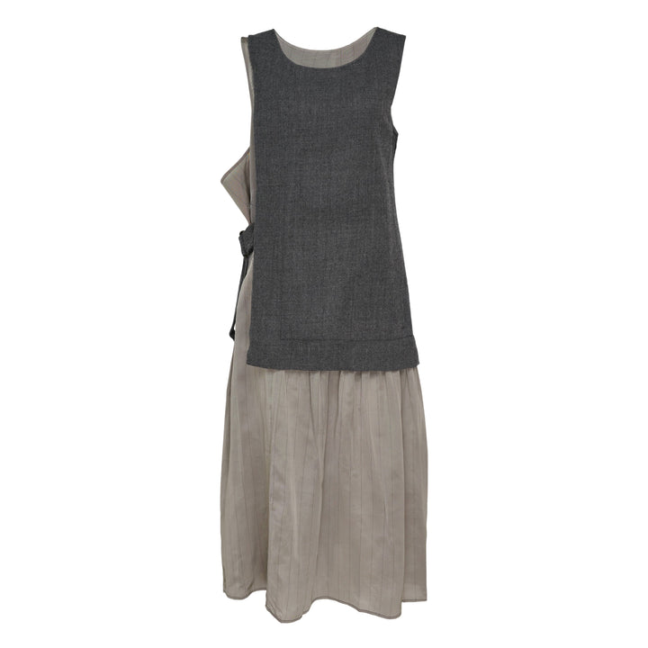 Combination Sleeveless Dress