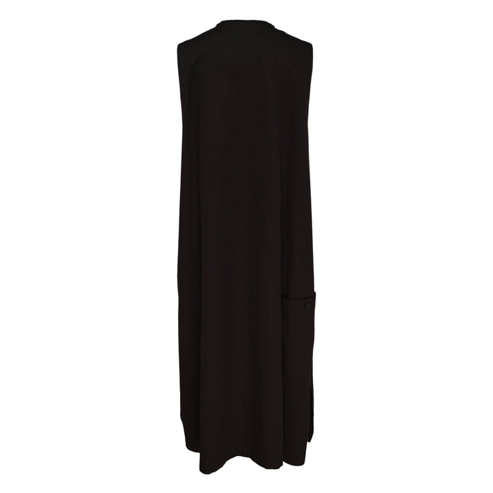 Long Pocket Sleeveless Dress