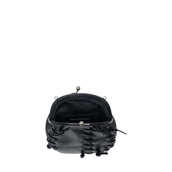 Mini Metal Clasp Shoulder Bag