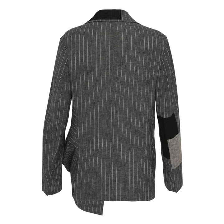 Asymmetric Patchwork Blazer