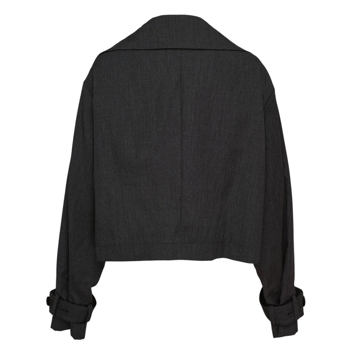 Wide Collar Long Sleeve Jacket