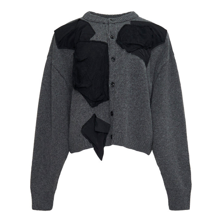 Appliqué Short Cardigan