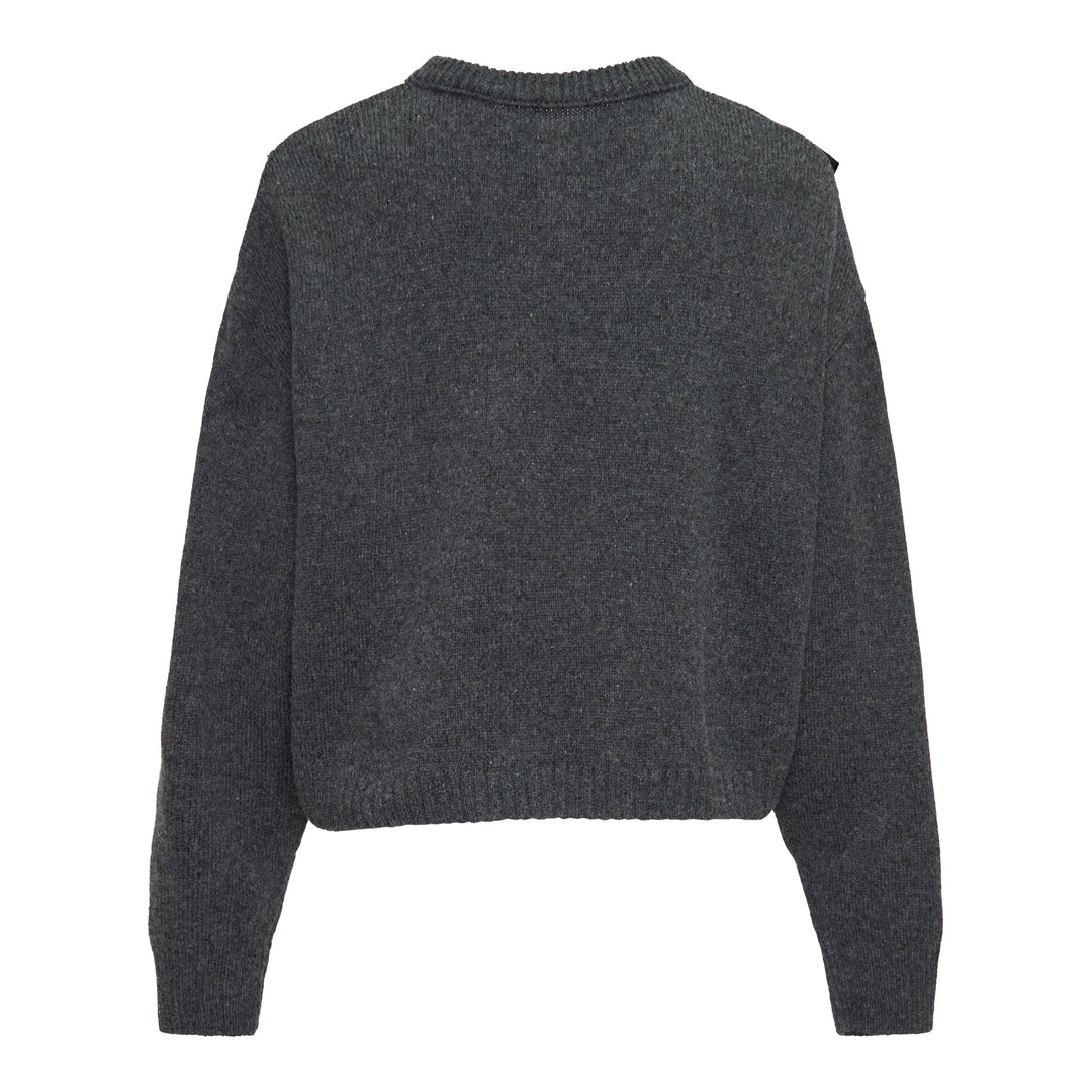 Appliqué Short Cardigan