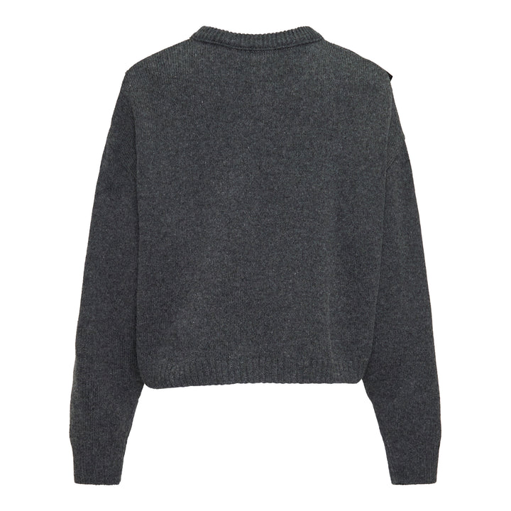 Appliqué Short Cardigan