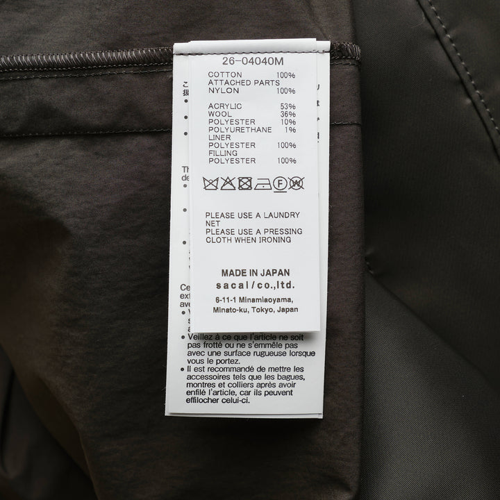 Cotton Typewriter Coat