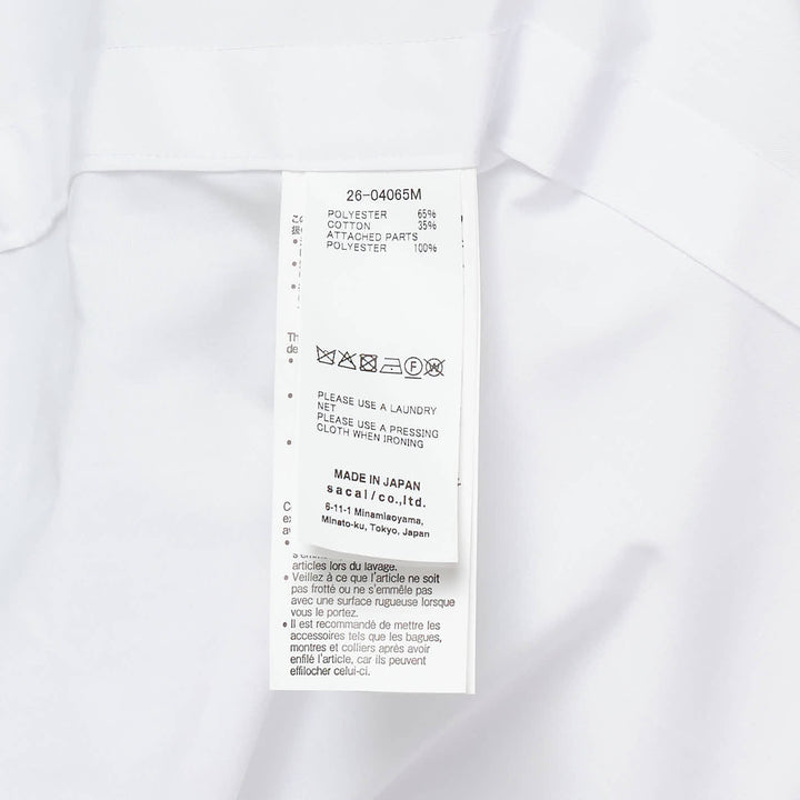 Poplin Shirt with Satin Tie
