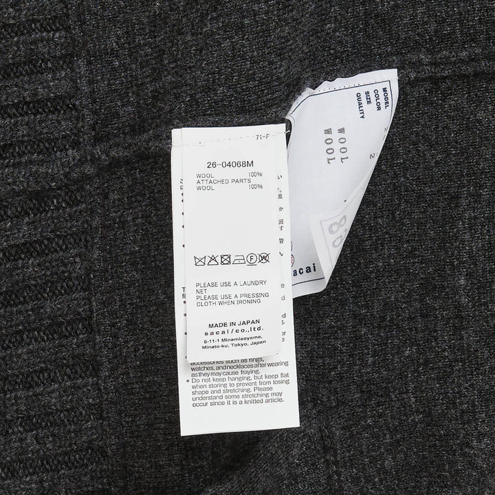 Wool Knit Cardigan
