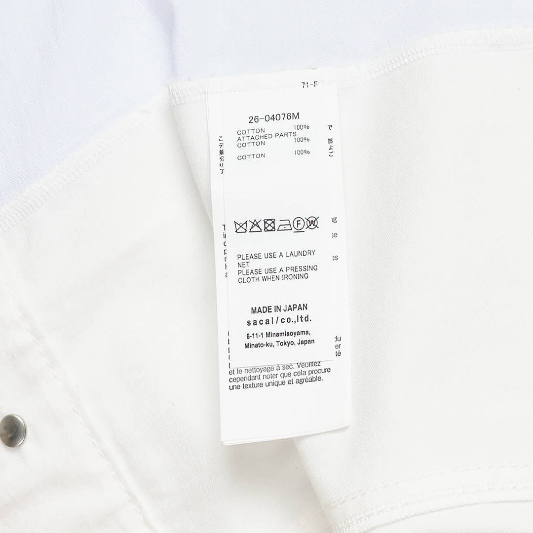 Denim x Cotton Jersey Tee