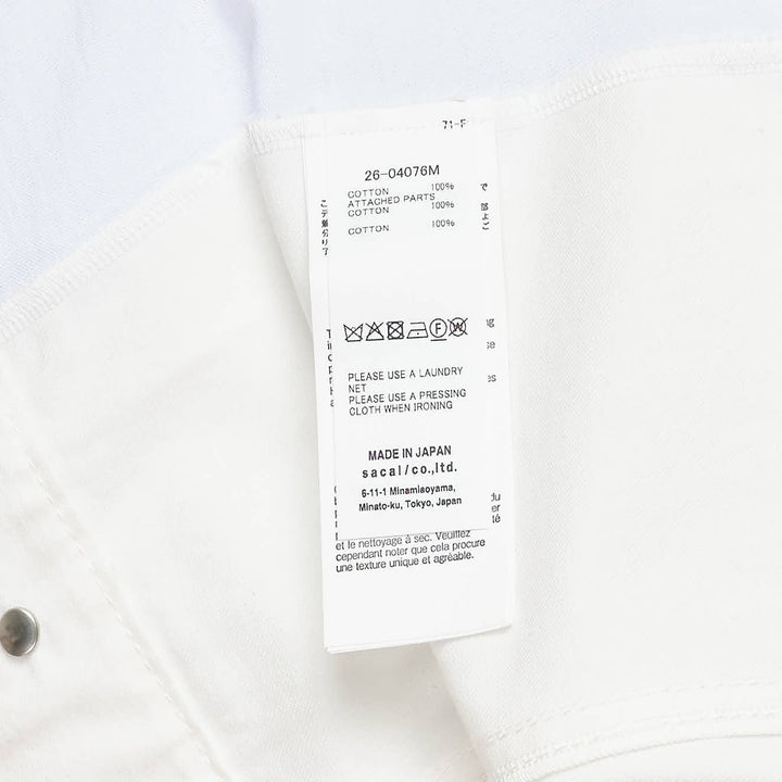 Denim x Cotton Jersey Tee
