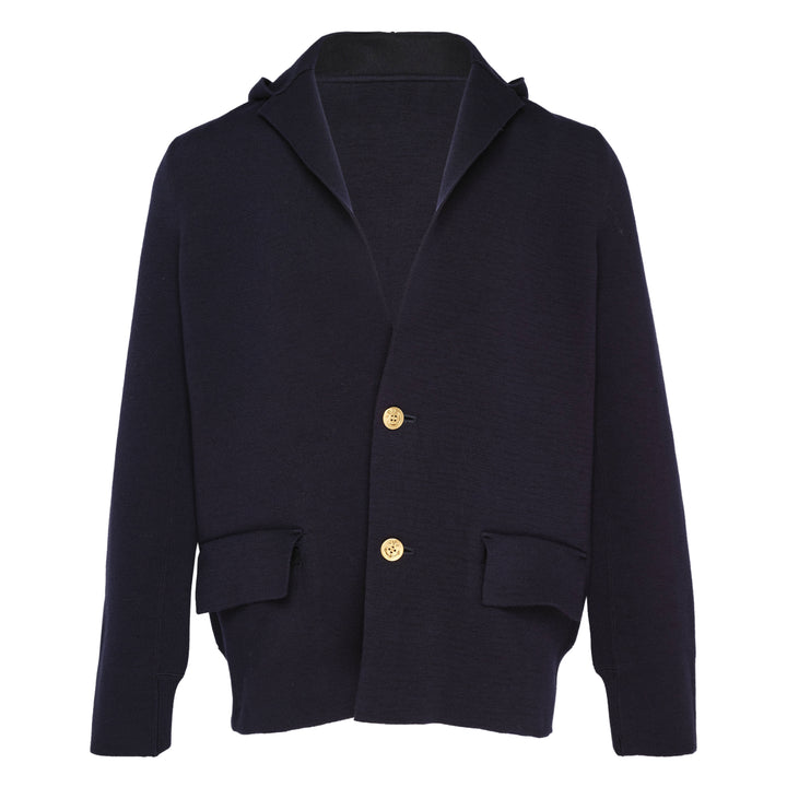 Cotton Cashmere Knit Jacket