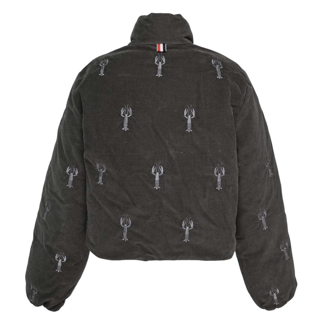 Lobster Reversible Cropped Puffer Jacket