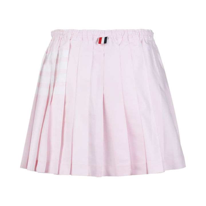 Mini Drawstring Pleated Skirt