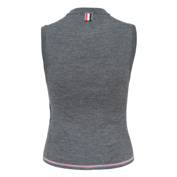 Rib Stitch Merino Shell Top