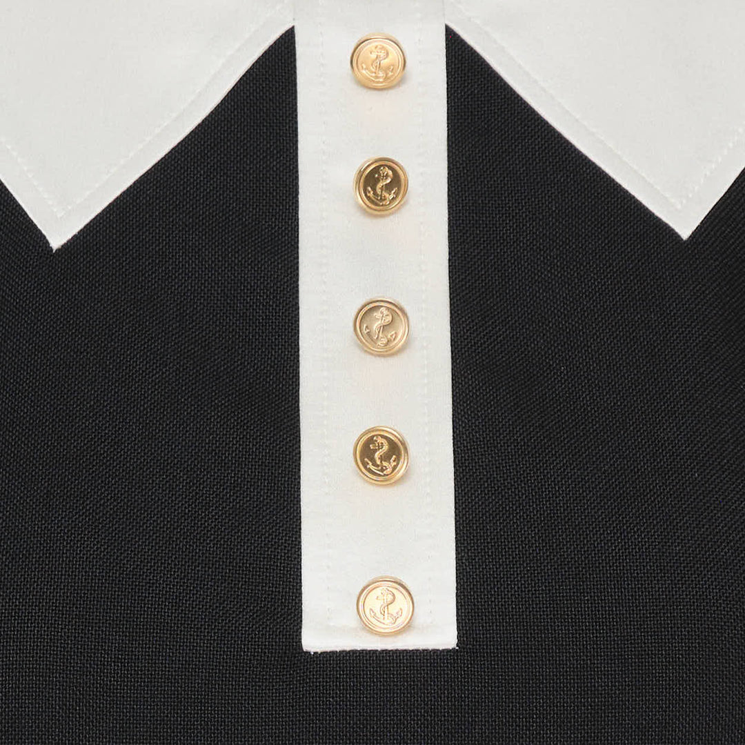 Couture Sleeve Polo Dress