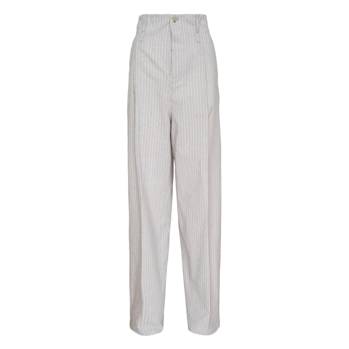 Striped Wide-Leg Pants