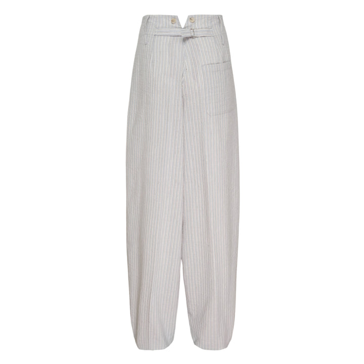Striped Wide-Leg Pants