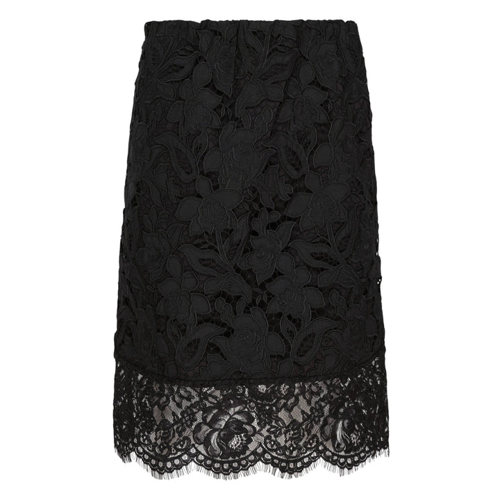 Floral Lace Pencil Skirt