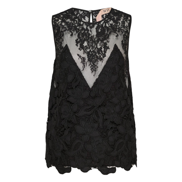 Floral Lace Sleeveless Top