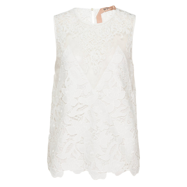Floral Lace Sleeveless Top