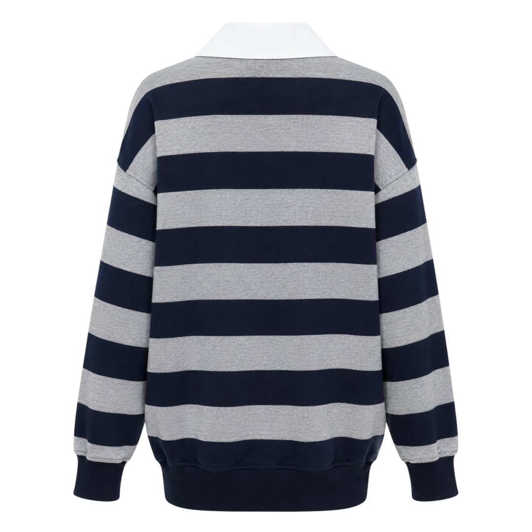 Striped Rugby Sweatshirt