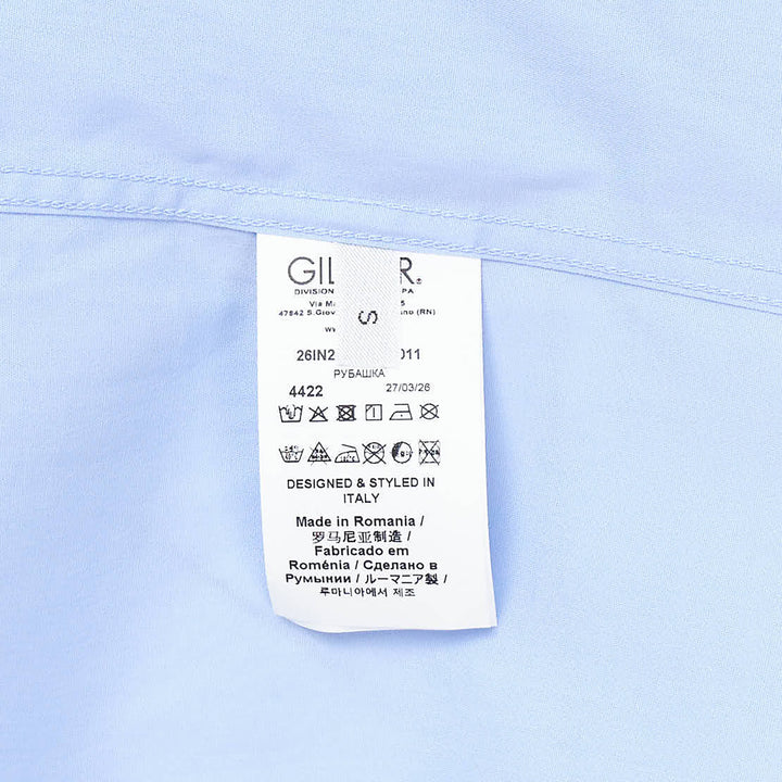 Crystal Button Poplin Shirt