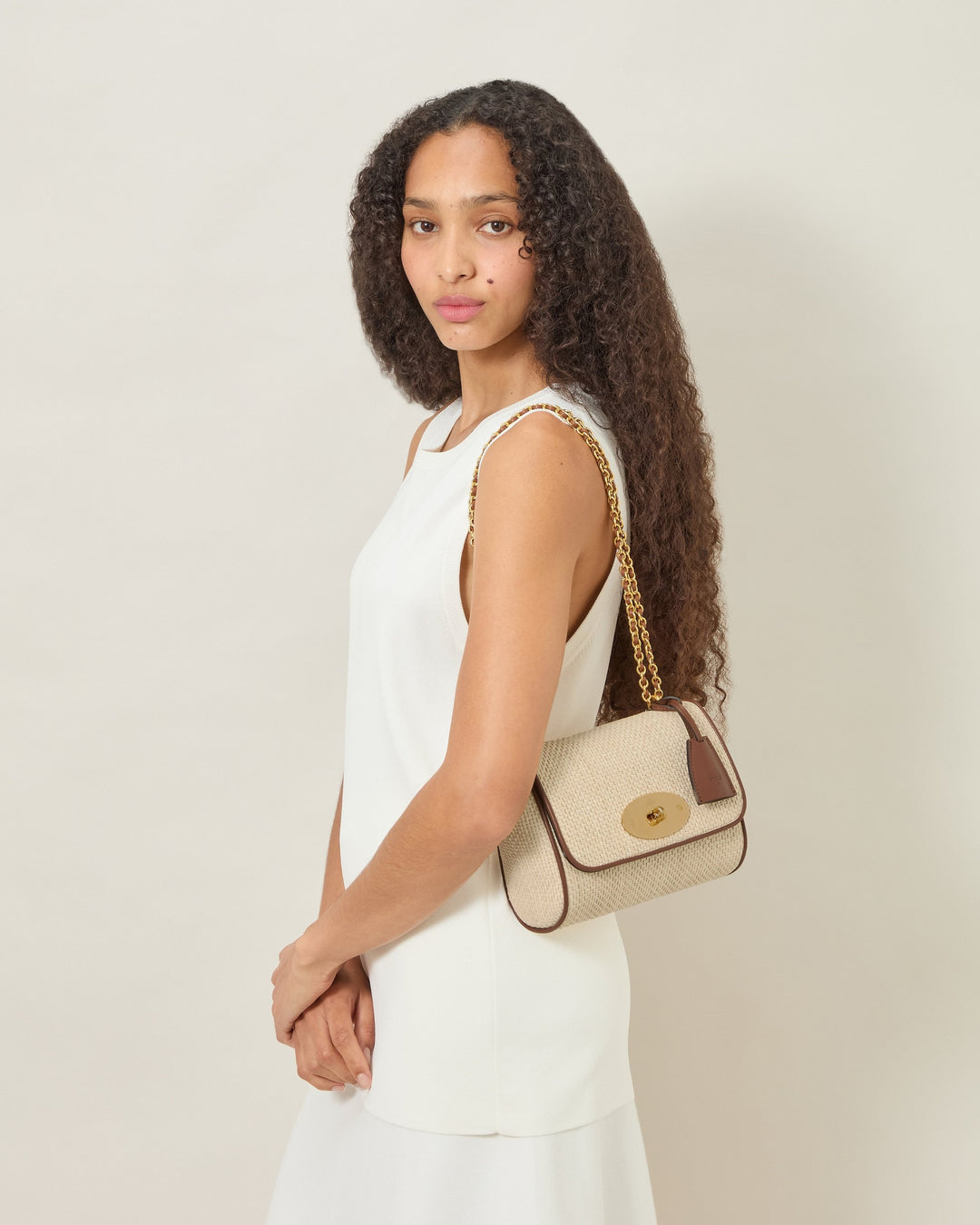 Lily Raffia Shoulder Bag