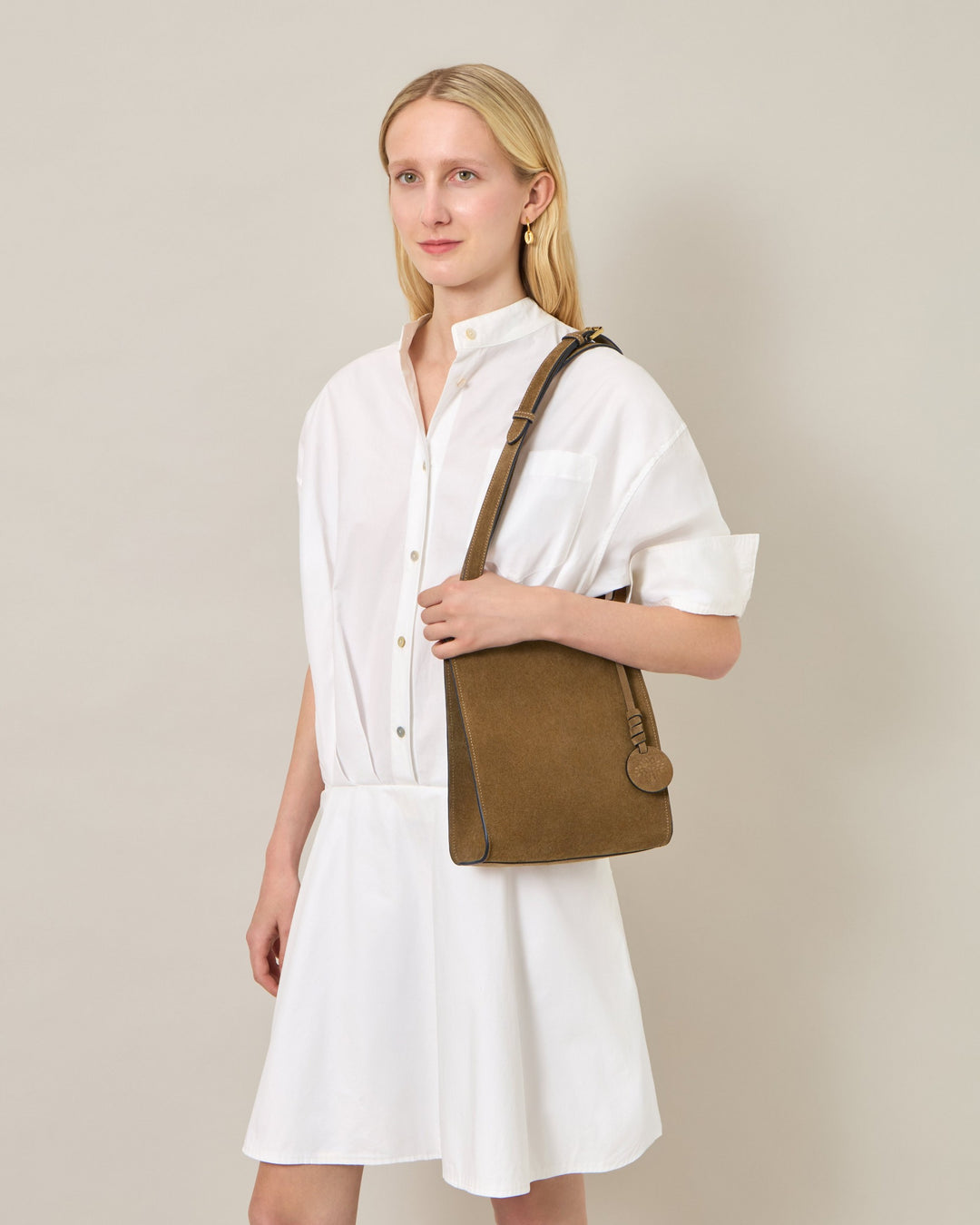 Mini Soft Suede Tote