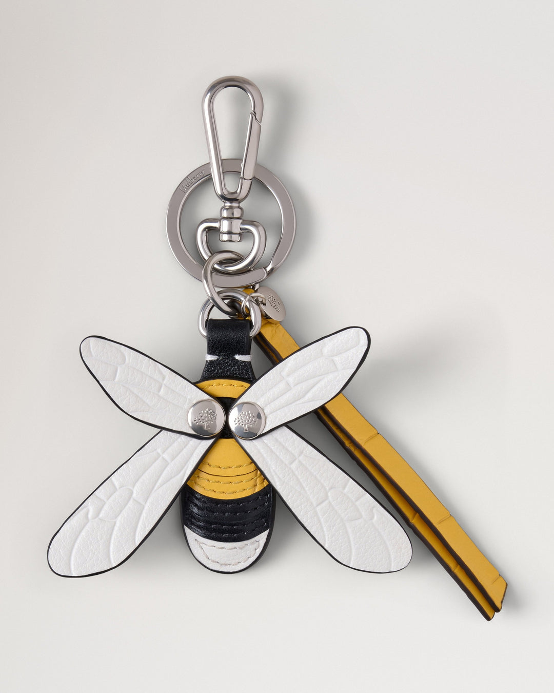 Bumblebee Leather Keyring