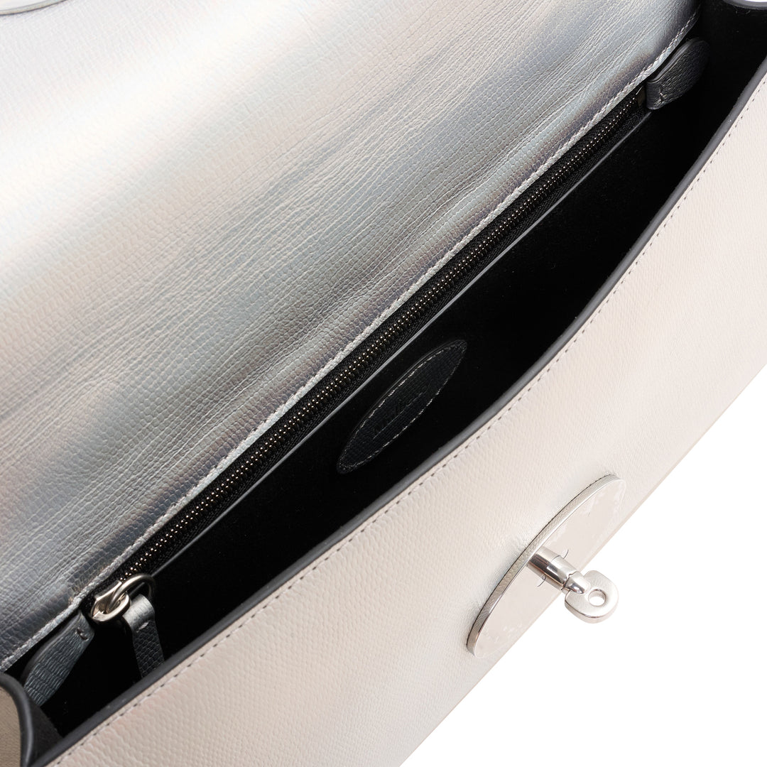Lily Metallic Lizard Clutch