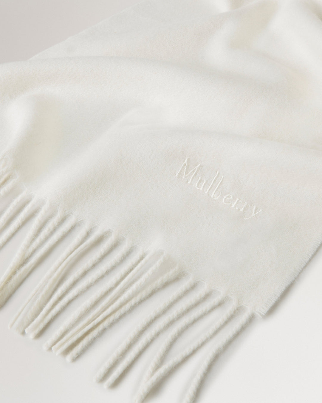 Mulberry Small Solid Merino Wool Scarf - view 2